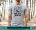 SINGLE COLOR SCREEN PRINT - BEST FATHER NO. 1