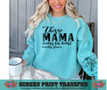 SINGLE COLOR SCREEN PRINT - THIS MAMA WEARS