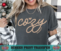 SINGLE COLOR SCREEN PRINT - COZY SEASON HEART