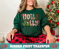 FULL COLOR SCREEN PRINT  - HOLLY JOLLY G