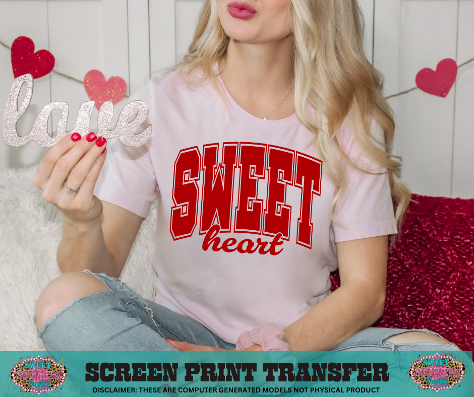 SINGLE COLOR SCREEN PRINT - SWEAT HEART VARISTY