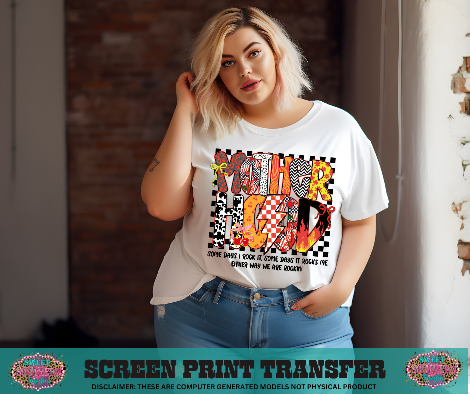 FULL COLOR SCREEN PRINT  - MOTHERHOOD FIRE