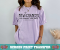 SINGLE COLOR SCREEN PRINT TRANSFER   - NEW CHANGES CROSS