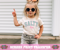 FULL COLOR SCREEN PRINT  - SALTY DISTRESSED