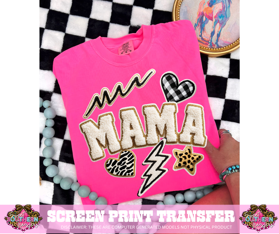 FULL COLOR SCREEN PRINT  - MAMA BOLT