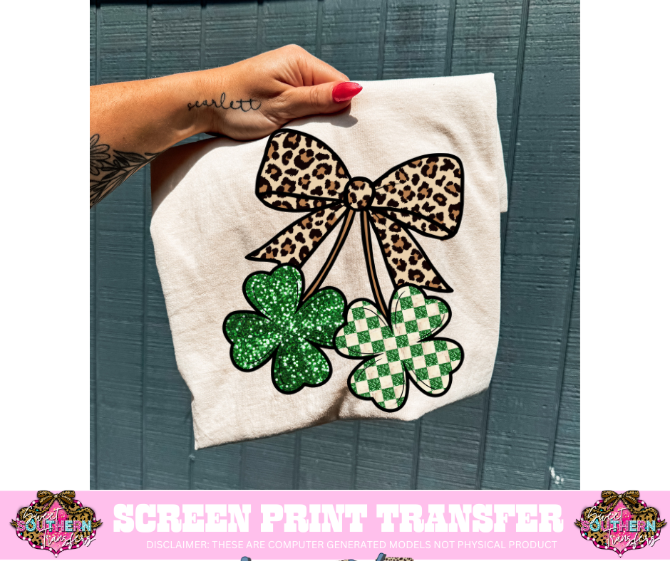 FULL COLOR SCREEN PRINT  - CLOVER
