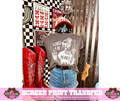 SINGLE COLOR SCREEN PRINT TRANSFER   - I COULD BE MEANER