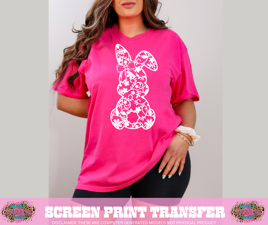 SINGLE COLOR SCREEN PRINT TRANSFER   - EASTER