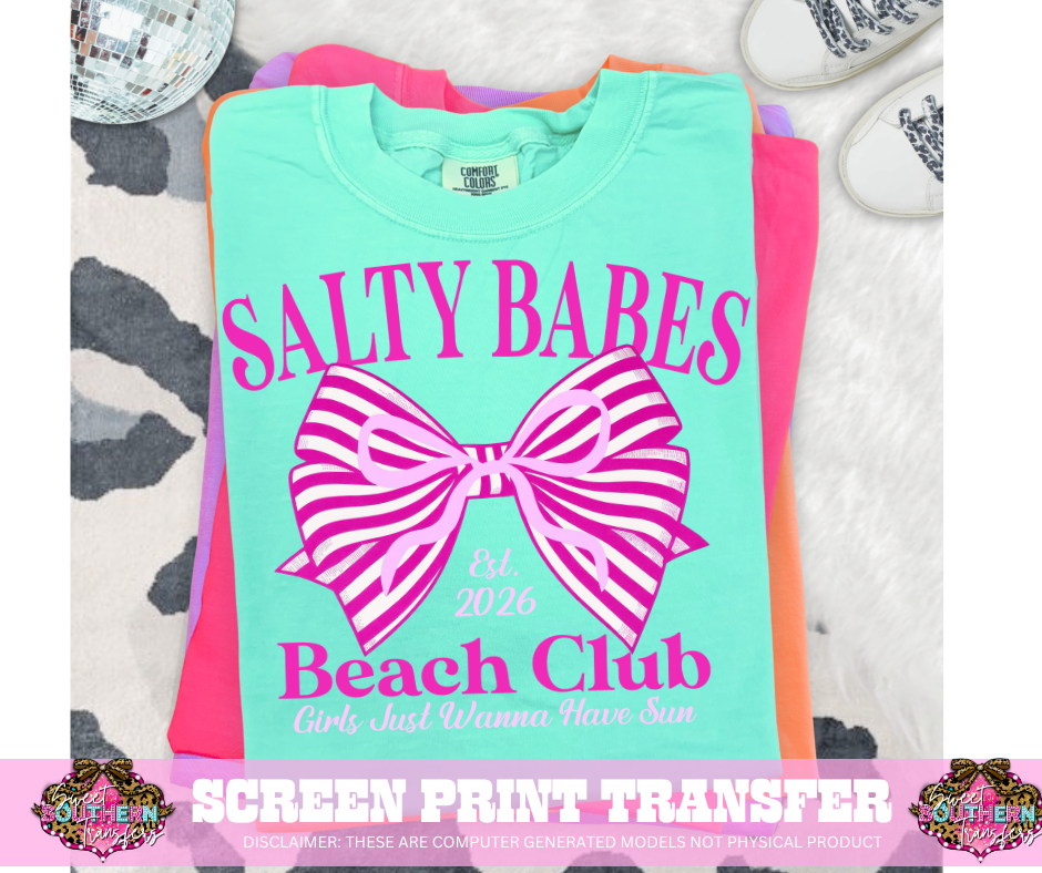 FULL COLOR SCREEN PRINT  - SALTY BABES