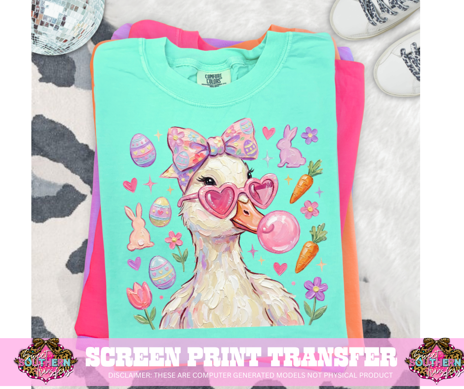 FULL COLOR SCREEN PRINT  - BUBBLE G