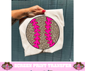 FULL COLOR SCREEN PRINT  - CHEETAH BASEBALL