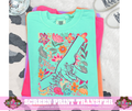 FULL COLOR SCREEN PRINT  -FLORAL HANDS