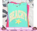 FULL COLOR SCREEN PRINT  - BEACHY STAR