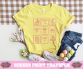 SINGLE COLOR SCREEN PRINT  - BUNNY PINK