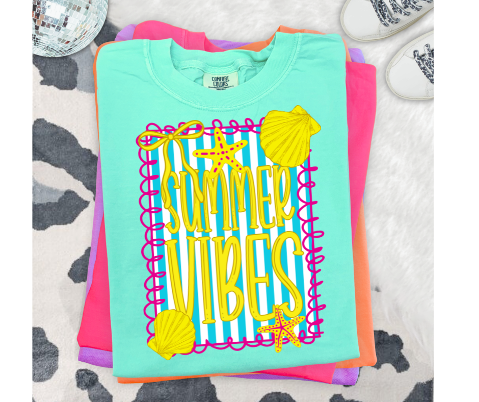 FULL COLOR SCREEN PRINT- SUMMER VIBES
