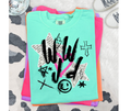 FULL COLOR SCREEN PRINT- WWJD BLACK