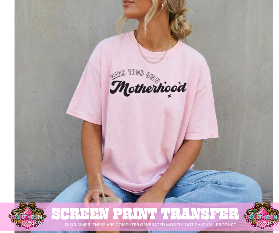 SINGLE COLOR SCREEN PRINT - MOTHERHOOD