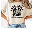 SINGLE COLOR SCREEN PRINT - DRINK AND JUDGE PEOPLE
