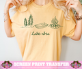 SINGLE COLOR SCREEN PRINT - LAKE VIBES