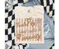 FULL COLOR SCREEN PRINT- FUELED BY ICED COFFEE & ANIXETY