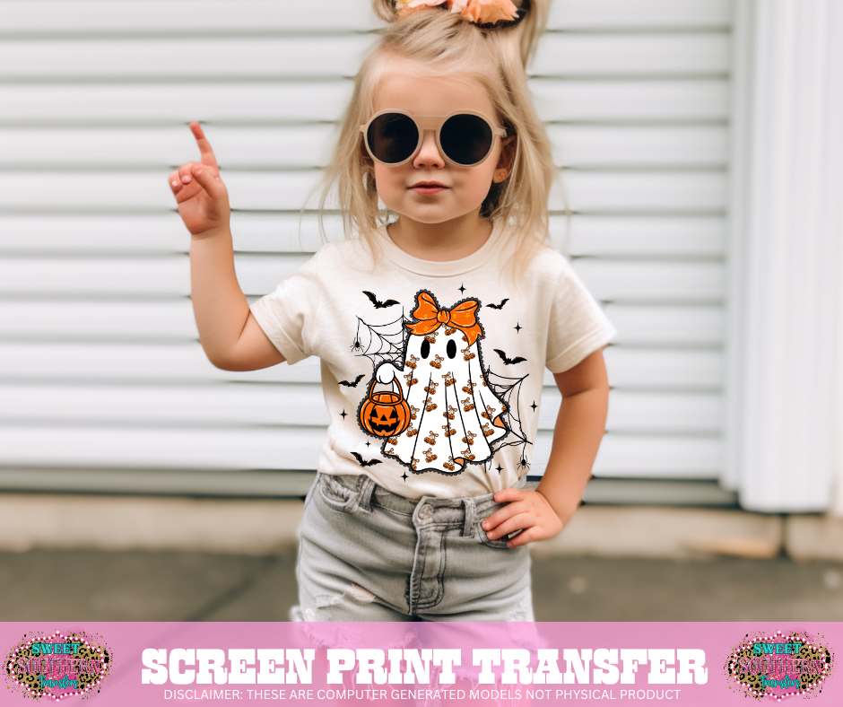 FULL COLOR SCREEN PRINT - CHERRY GHOST