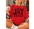 SINGLE COLOR SCREEN PRINT - JOY TO THE WORLD