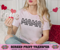 SINGLE COLOR SCREEN PRINT - MAMA HEART CHEETAH