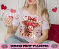 FULL COLOR SCREEN PRINT - LOLLIPOP COW