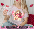 FULL COLOR SCREEN PRINT - CUPID BUBBLE