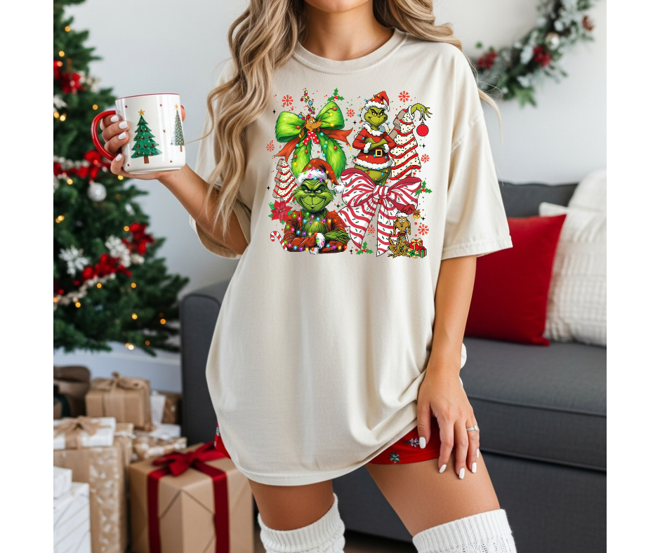FULL COLOR SCREEN PRINT  - CHRISTMAS CAKE