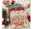 FULL COLOR SCREEN PRINT  - MERRY BOW DISTRESSED