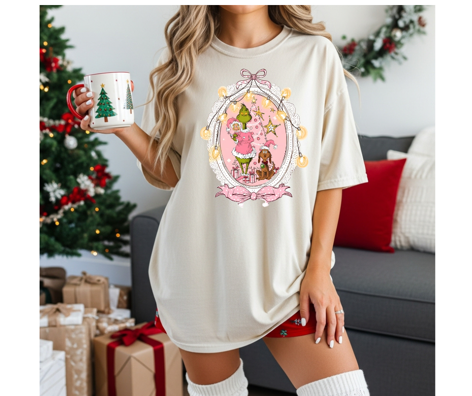 FULL COLOR SCREEN PRINT - PINK G