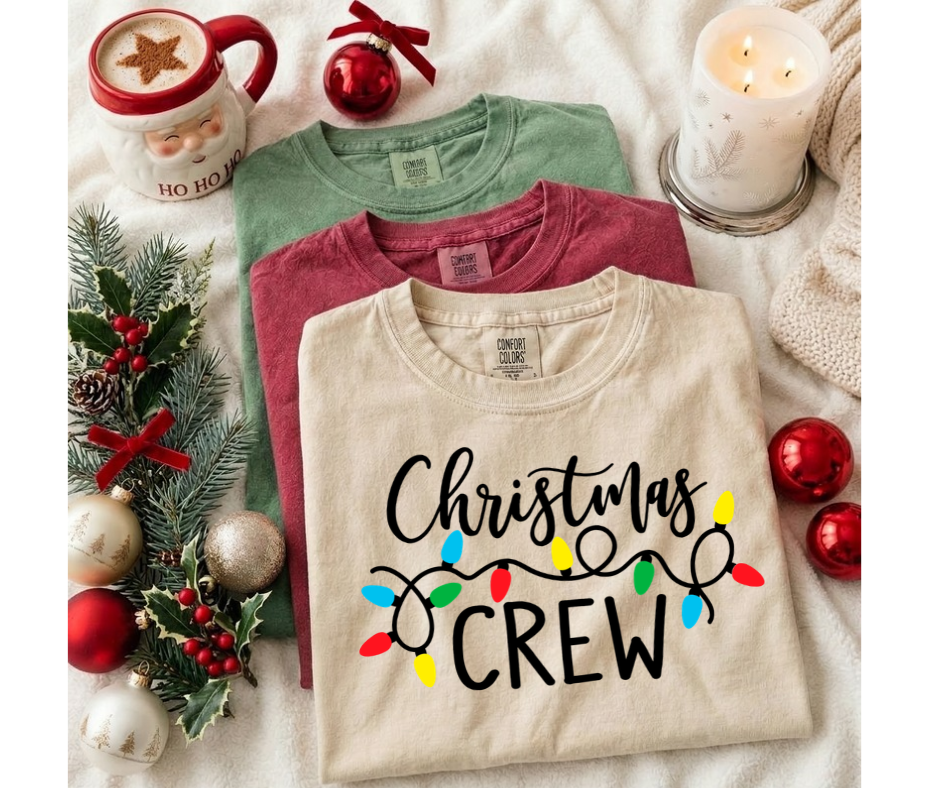 FULL COLOR SCREEN PRINT - CHRISTMAS CREW LIGHTS
