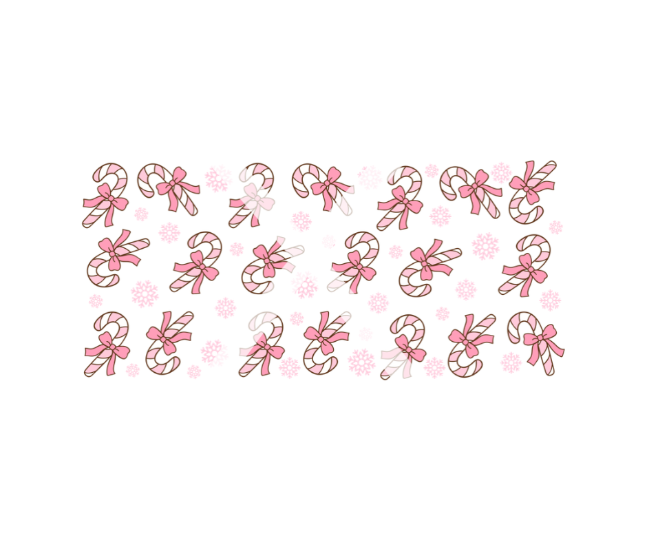 CANDY CANE - UV DTF