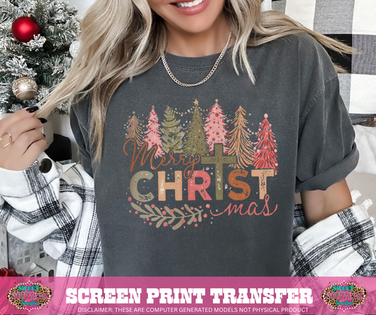 FULL COLOR SCREEN PRINT - MERRY CHRIST MAS