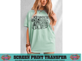 SINGLE COLOR SCREEN PRINT - PUMPKIN OBSESSED CROSS DOT