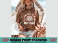 SINGLE COLOR SCREEN PRINT -  ONE HELL OF A MOTHER (BLACK NOT WHITE)
