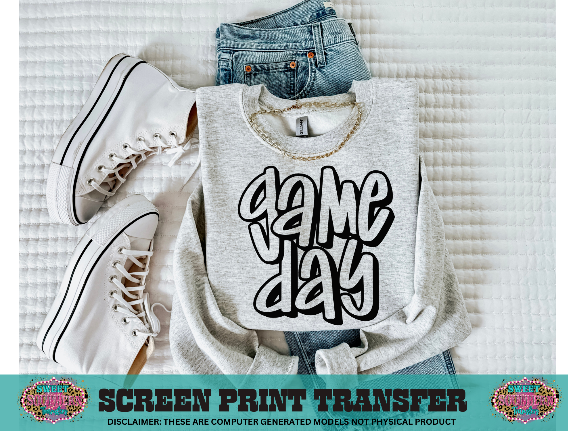 SINGLE COLOR SCREEN PRINT - GAME DAY