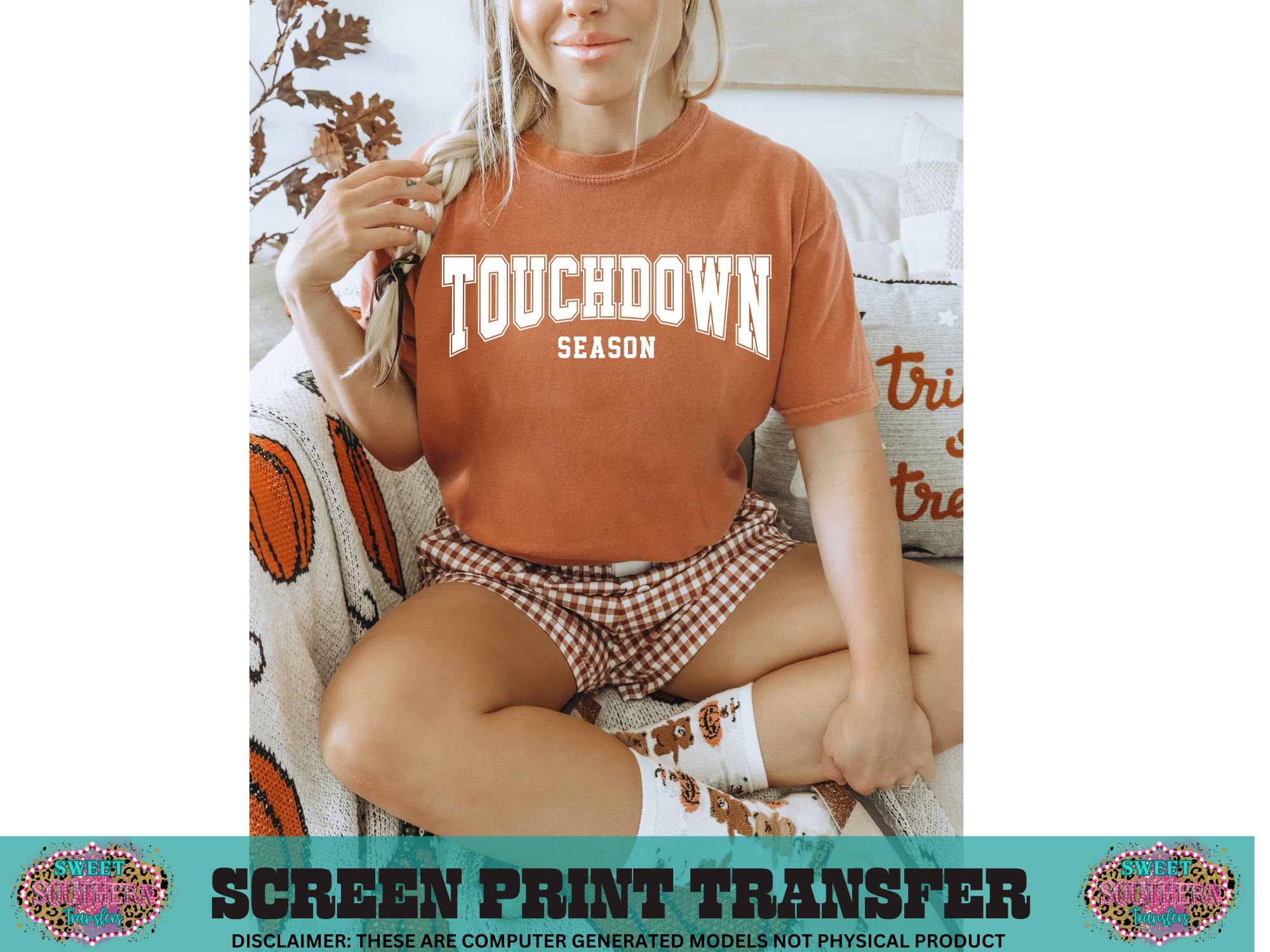 SINGLE COLOR SCREEN PRINT - TOUCHDOWN SEASON