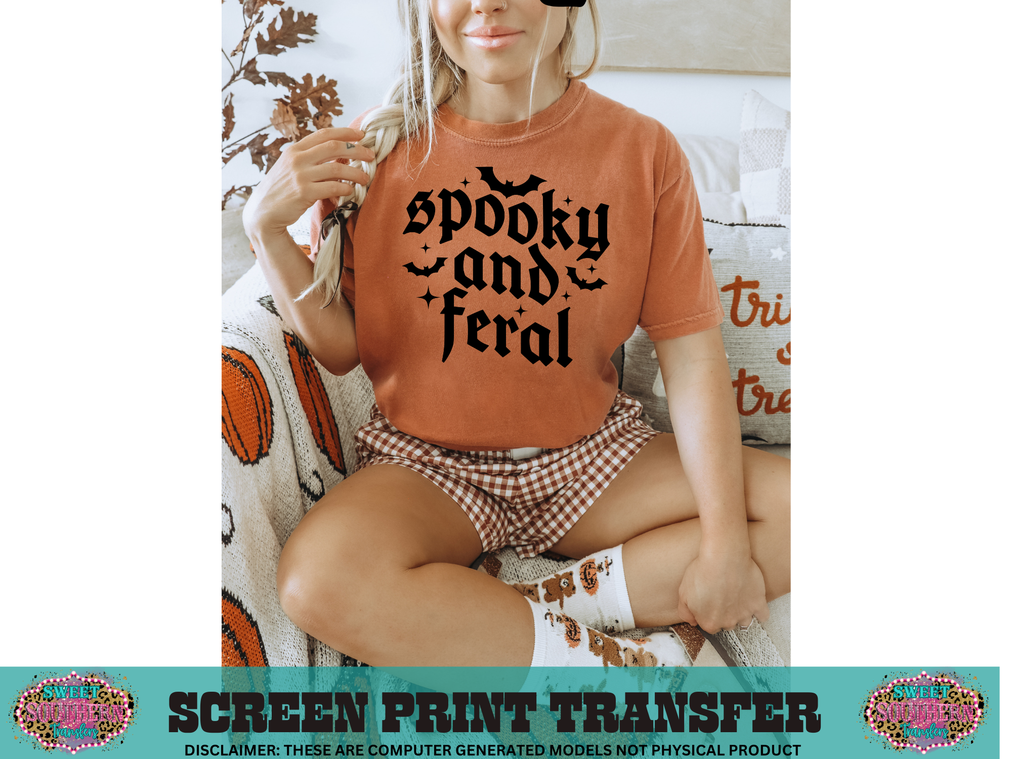 SINGLE COLOR SCREEN PRINT - SPOOKY AND FERAL