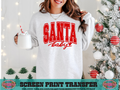 SINGLE COLOR SCREEN PRINT - SANTA BABY VARISTY