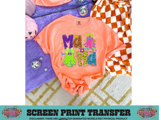 FULL COLOR SCREEN PRINT  - MAMA NEON