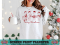 SINGLE COLOR SCREEN PRINT - MERRY GOOSE 4