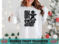 SINGLE COLOR SCREEN PRINT - OH SNAP GINGERBREAD
