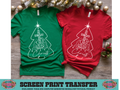 SINGLE COLOR SCREEN PRINT - MERRY CHRIST