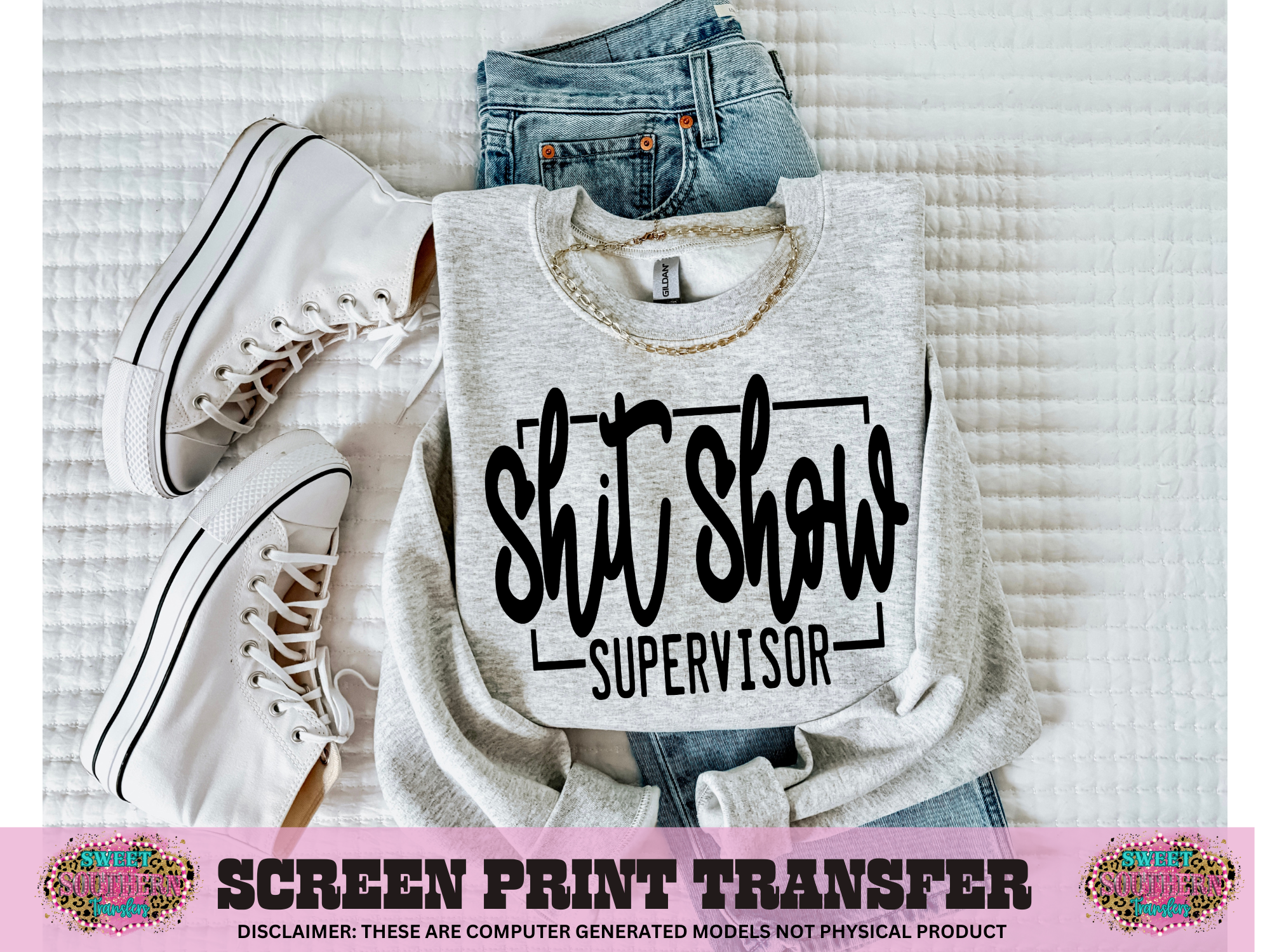 SINGLE COLOR SCREEN PRINT - SHIT SHOW SUPERVISOR