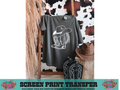 SINGLE COLOR SCREEN PRINT - BOOTS ROPE HAT