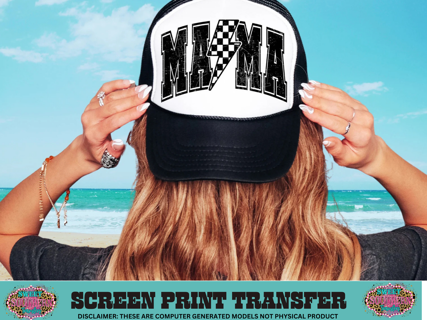 SINGLE COLOR SCREEN PRINT - MAMA