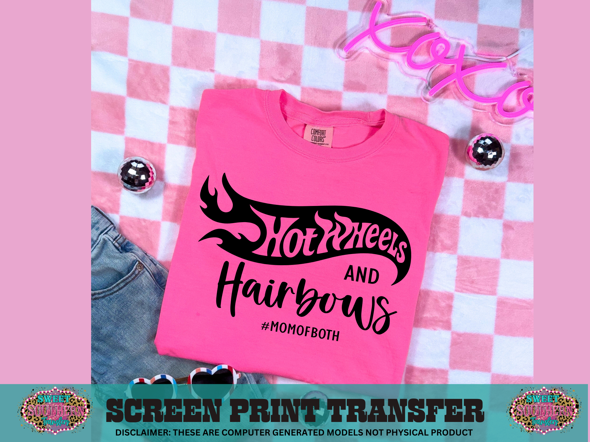 SINGLE COLOR SCREEN PRINT - MOM OF BOTH