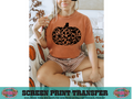 SINGLE COLOR SCREEN PRINT - COW PUMPKIN